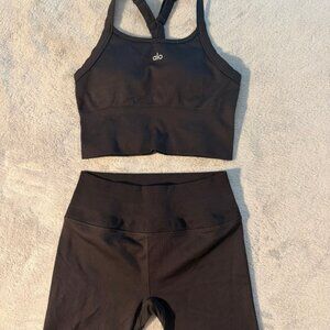 Alo Yoga Set, Black size M
